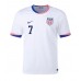 Camiseta Estados Unidos Giovanni Reyna #7 Primera Equipación Copa America 2024 manga corta